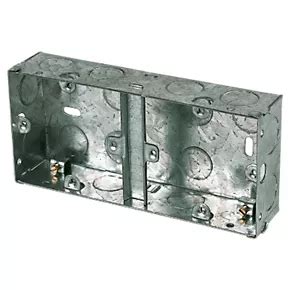 metal back boxes|metal back box screwfix.